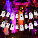Halloween Bunting Ghost Decoration Party Supplies Halloween Party Spooky Decor - White -  2