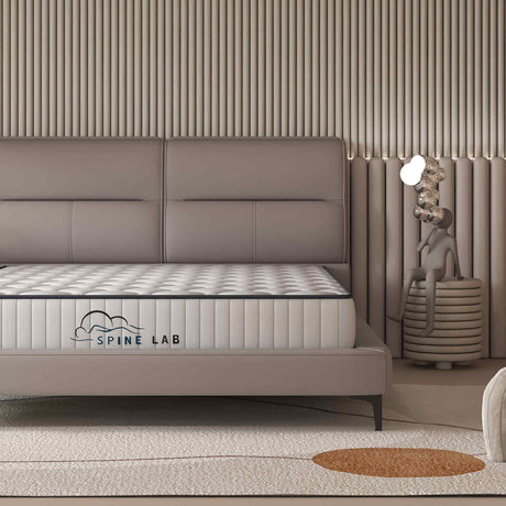 Spine-Lab Mattress 5 Zone 21cm Medium Firm Foam Bonnell Spring - King Single - White