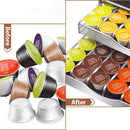 CARLA HOME K-Cup Coffee Pod Drawer for 72 Coffee Pods Storage for Home Kitchen Counter Organizer