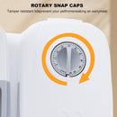 CARLA HOME 2 Meal Automatic Pet Feeder with Timer for Cat & Dog Wet & Dry Food (Dual Bowl 700ML)