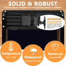 CARLA HOME Automatic Chicken Coop Door Opener with Timer Control, Anti-Pinch Protection, LCD Display & Battery Powered for Backyard Chickens