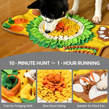 CARLA HOME Snuffle Interactive Feeding Mat Toy for Dogs & Pets