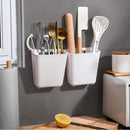 CARLA HOME 4-Pack Self-Adhesive Wall Storage Box for Cabinet Doors, Kitchen, Bathroom & Office