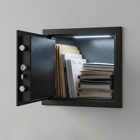CARLA HOME Electronic Safe Box - Money Safe with Deposit Slot - Black - Cash Locker