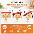 CARLA HOME Chick Brooder Heating Plate - Adjustable Height - Red - Chicken Heater