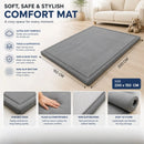 CARLA HOME Baby Play Mat 150x200cm, Thick Foam Crawling Mat, Infants, Grey