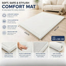 CARLA HOME Baby Play Mat 200x300cm, Thick Foam Crawling Mat, Infants, White