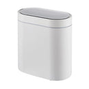 CARLA HOME 7L Automatic Trash Bin with Lid, Motion Sensor Garbage Can White