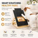 CARLA HOME Dog Nail Scratch Board with Snack Box, Height Adjustable Puppy Nail Pet