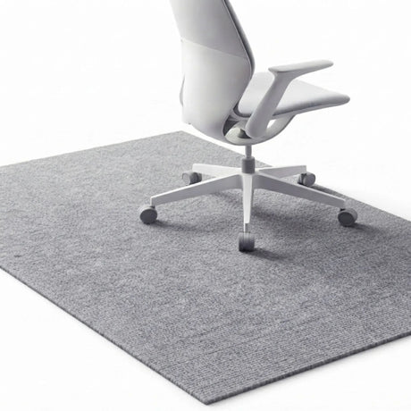 CARLA HOME Office Chair Mat Hard Floor Protector, 120x90 cm, Anti-Slip, White