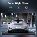 2 Channel 4K Dashcam with 1080P, 5G WiFi, GPS, Parking Monitor, Voice Control, Free 64GB TF Card