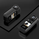 2.7K HD Mini Action Camera, Portable Thumb Camera with 180° Rotating Lens, Black