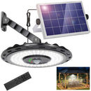 3000LM Black Solar Sensor LED Light with Dual Head for Outdoor Use