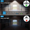 3000LM Black Solar Sensor LED Light with Dual Head for Outdoor Use