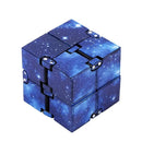 Infinity Cube Fidget Toy in Purple Starry Sky for Stress Relief and Sensory Play