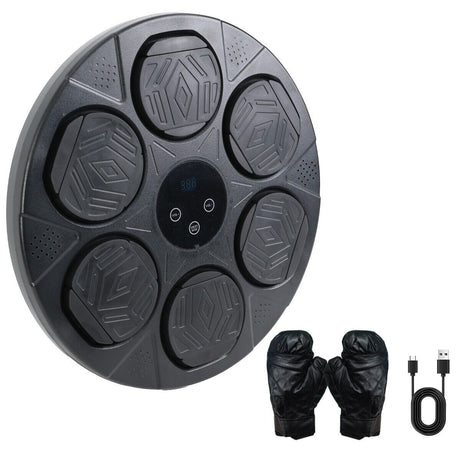 Bluetooth Smart Punching Bag Wall Pad 9 Speeds w/ Gloves