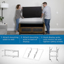 Philips Tilt TV Monitor Wall Mount Bracket for 32 40 55 65 70 75 Inch Universal SQM7442