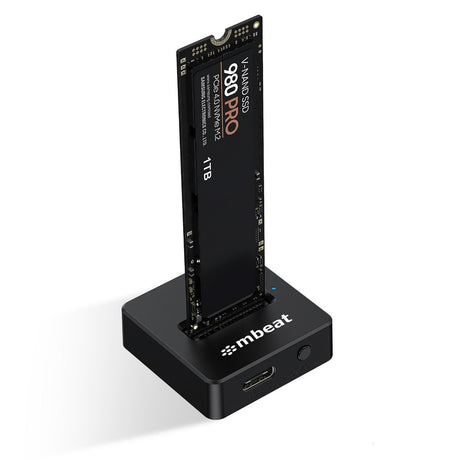 mbeat H5 USB-C/A 10Gbps M.2 NVMe & SATA SSD Mini Dock