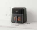 1400W 5L Non-Stick Digital Air Fryer with Clear Viewing Window