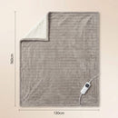 Heated Throw Blanket, Soft Double-Sided Fleece with Adjustable Heat Settings
