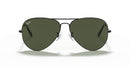 Aviator Large Metal II Sunglasses in Black and Green