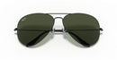 Aviator Large Metal II Sunglasses in Black and Green