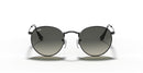 Round Flat Grey Gradient Lenses Sunglasses