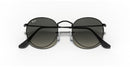 Round Flat Grey Gradient Lenses Sunglasses