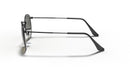 Round Flat Grey Gradient Lenses Sunglasses
