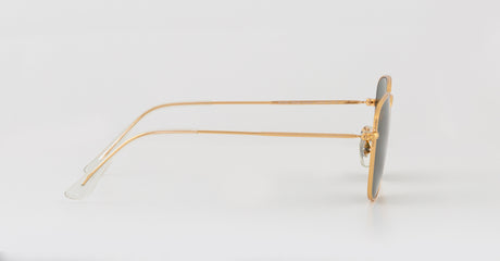 Frank Vintage Frame Square Sunglasses (Gold/Green)