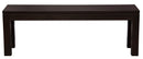 Tilda Solid Mahogany Timber Bench (Chocolate)