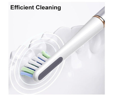 AU Miroooo Electric Toothbrush with 2 Brush Heads Travel Case,Sonic Toothbrush SLIVER