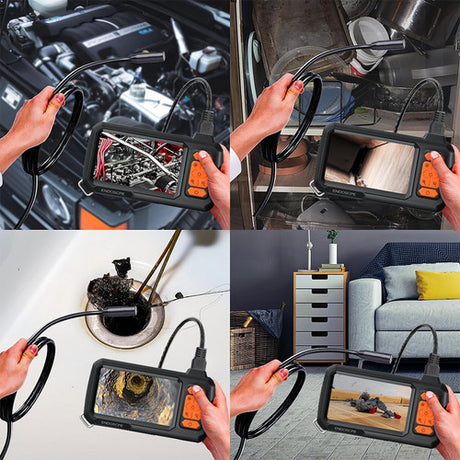 2M 8mm Lens Industrial Endoscope 1080P Digital Borescope Inspection Camera LED Lamp