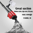 7-in-1 Aquarium Sand Washer Upgrade AU Plug / 15W 66LED RGBW Aluminum Shell Stand Light 40CM/28-Button Control