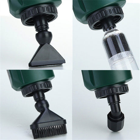 36W aquarium sand washer with plug adapter & 15W 66LED RGBW aluminum shell bracket light 40CM/28-key control
