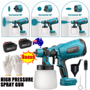 Cordless High Pressure Airless Spray Gun Paint Sprayer For Makita 18V Battery