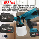 Cordless High Pressure Airless Spray Gun Paint Sprayer For Makita 18V Battery