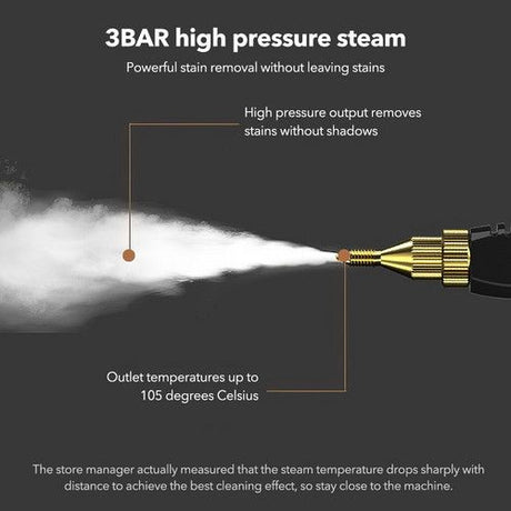 4000W Steam Cleaner Brush High Temperature Pressure Clean Steam Mechine AU Plug orange