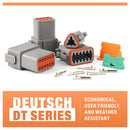 188pcs Deutsch DT Series Connector Assortment 2/3/4/6/8/12 pin 2 Pair each