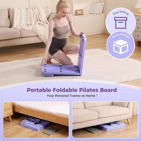Abdominal Exercise Board Push Up Board Pilates Reformer Set Fitness Equipment