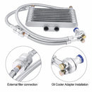 New 125ml Motorcycle Oil Cooler Cooling Radiator Kit For Honda CB CG 100CC-250CC