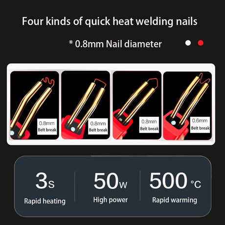 Hand held Welder Weld Repair of Plastic Cracks Hot Stapler Machine Garage Tool