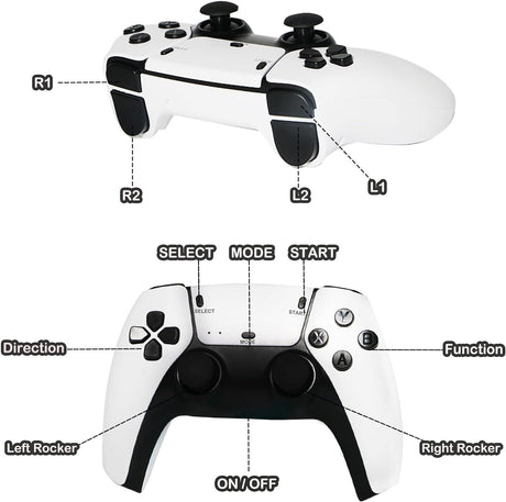 M15 40000+4K HDMI TV Video Game Stick Retro Gaming Console 2 Wireless Controller