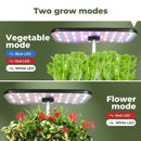 Hydroponics Plant Growing System 12 Pods Indoor Herb Garden Kit Led Light 4L Black