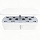 Hydroponics Plant Growing System 12 Pods Indoor Herb Garden Kit Led Light 4L WHITE