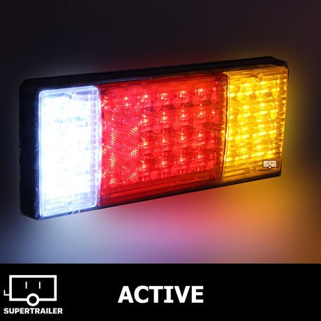 2X 44 LED Tail Lights Trailer Ute Caravan Truck Stop Indicator rear LAMP 10-30V