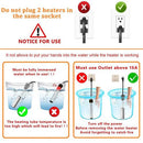 Portable Electric Immersion Water Heater Boiler &Thermostat Auto Shut off 2500W