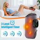 GRAY Cordless Ankle Heating Pad, Foot and Ankle Massager with Heat Foot Renew Triple