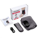 GRAY Cordless Ankle Heating Pad, Foot and Ankle Massager with Heat Foot Renew Triple