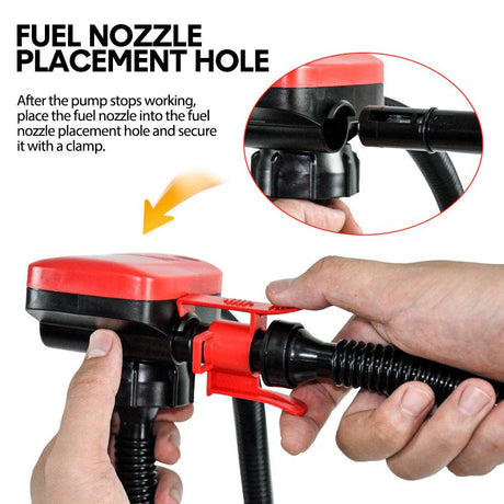 12V Portable Electric Oil Pump Handheld Diesel Pump Oil Fuel Water Transfer AU